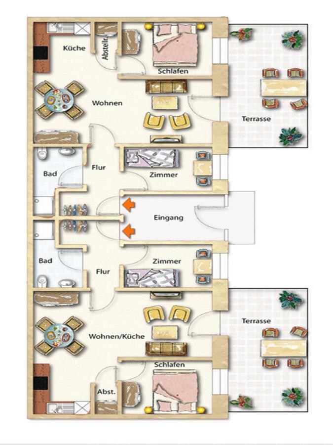 Apartmán Hof Am Redder Lindewitt Exteriér fotografie